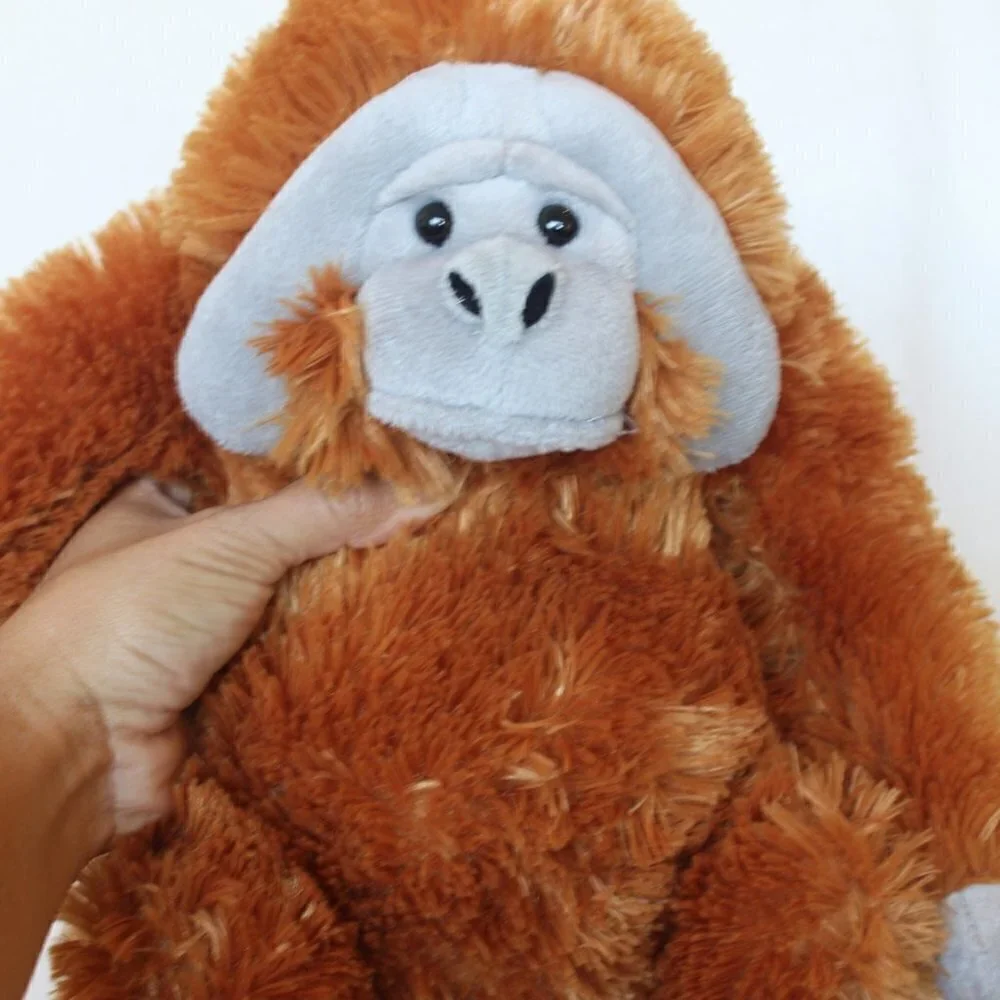 Aurora Destination Wild Republic Orangutan Stuffed toy Animal Plush Seated monke